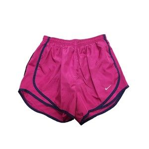 Nike Running Shorts Womens Size XS Dri Fit Workout Lined 3" Purple Blue Athletic